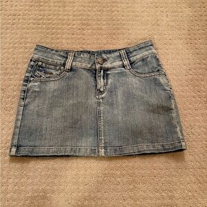 Denim Mini Skirt